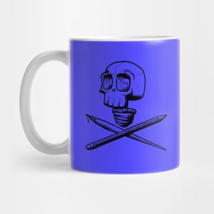 Creative skull idea - Black Mug